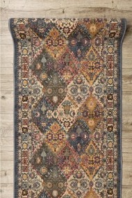 Protišmykový behúň MODERN CLASSIC 19 béžový / sivý - Výpredaj