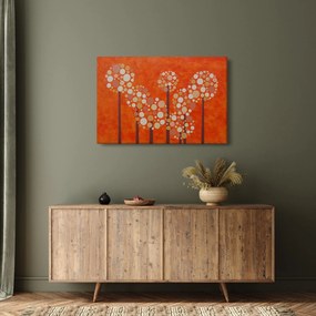Obraz - Oranžový les (90x60 cm)