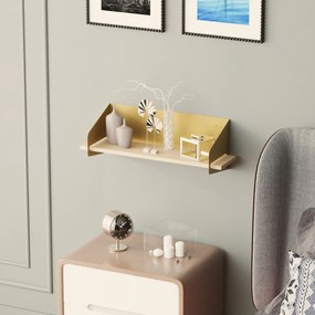 Fali polc Long Arm - Gold