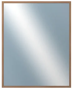 DANTIK - Zrkadlo v rámu, rozmer s rámom 80x100 cm z lišty KASSETTE orech (2862)
