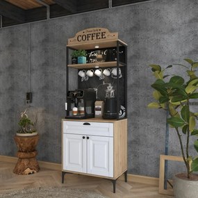 Skriňa Jehy Walnut and White