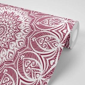 Tapeta Mandala harmónie na ružovom pozadí