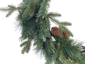 Vianočný veniec ⌀ 60 cm zelený KAMERUN Beliani