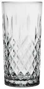 Sklenená nápojová pohárik Water Grey M - 300 ml
