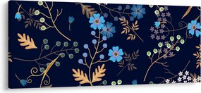 Obraz - Jesenné kvety (120x50 cm)