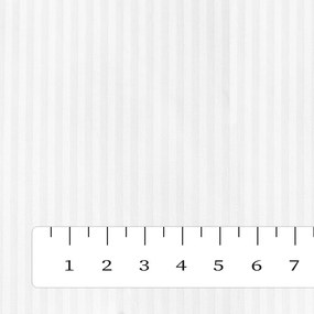 Biante Damašková obliečka na vankúš Atlas Grádl DM-012 Biela - tenké pásiky 2 mm 50 x 70 cm