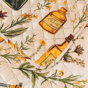 Prehoz na posteľ APOTHECARY, krémový Rozmer: 220 x 240 cm