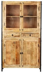 vidaXL Komoda 100x40x175 cm masívne mangovníkové drevo-