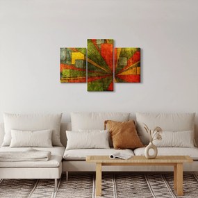 Obraz geometrické abstrakcie (90x60 cm)