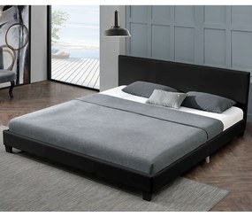 InternetovaZahrada Čalúnená posteľ Bolonia 160 x 200 – čierna