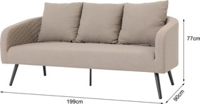 Doppler MELIA LIKA TEX® mocca - Rozbalený tovar (N560)