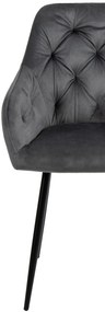Noela Zamatová jedálenská stolička SIENA sivá