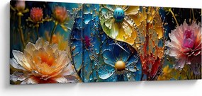 Obraz - Harmónia a rovnováha (s hodinami) (90x30 cm)