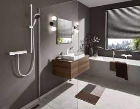 Hansgrohe Vivenis, umývadlová batéria 80, s výpustom, EcoSmart, biela matná, HAN-75010700