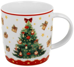 Porcelánový hrnček Christmas Tree3 400 ml