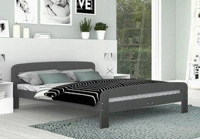 Posteľ DAVE 200x140 cm - šedá