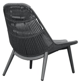 COMO lounge kreslo antracit