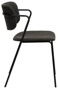 Čierna jedálenská stolička Zed – DAN-FORM Denmark