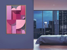 Artgeist Plagát - Abstract Home [Poster] Veľkosť: 30x45, Verzia: Čierny rám