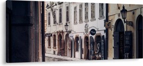 Obraz - Pražská ulička (120x50 cm)