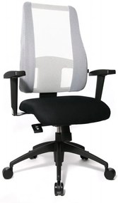 Topstar Topstar - kancelárska stolička Sitness Lady Deluxe - biela, plast + textil + kov
