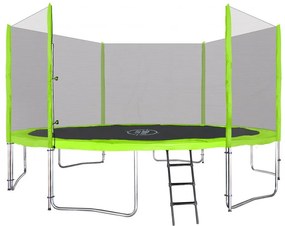 Záhradná trampolína RAMIZ SKY 12FT/366 cm - zelená