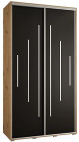 Skriňa 45 Canaris 12 140 artisan/čierna/silver