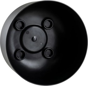 PLASTOVÝ KVETINÁČ TERRA 27X17 CM ČIERNA