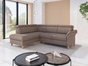 XXXLutz ROHOVÁ SEDAČKA, textil, cappuccino Sit & More - Sedačky - 00014402574G