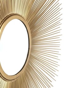 KARE DESIGN Zrkadlo Sunbeam Ø 90 cm 89 × 89 × 4 cm