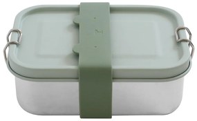 Eef Lillemor Nerezový obedový box so silikónovým pásikom - šalviový 700 ml