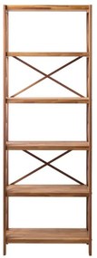 Dizajnový regál Walworth 198 cm prírodný dub