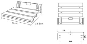 Sedadlo do sprchy Aqualine Handicap – Sapho