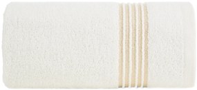 BAVLNENÝ UTERÁK LILA 30X50 CM KRÉMOVÁ