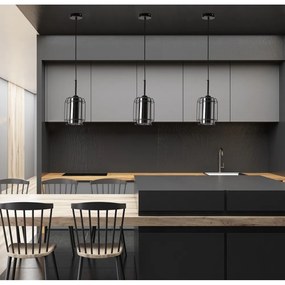 Čierne závesné svietidlo ø 15 cm Jonera - Candellux Lighting