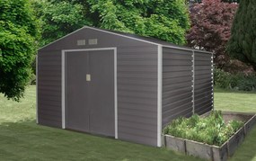 G21 Záhradný domček GAH 1085 - 340 x 319 cm, šedý