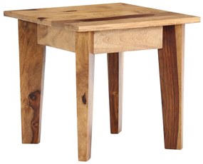 vidaXL Bočný stolík 43x43x40 cm masívne sheeshamové drevo