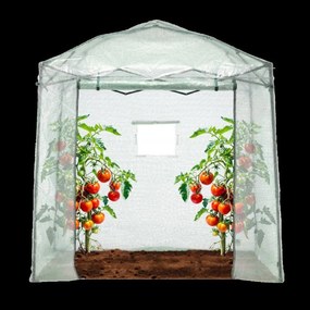 Garden Line Skladací záhradný tunel na pestovanie 2 x 1,37 x 2,34 m, zelený, s taškou