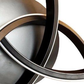 LED Stmievateľné stropné svietidlo LED/70W/230V 3000-6500K čierna +diaľkové ovládanie