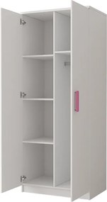 Šatníková skriňa SCOUT - biela (viac variant)