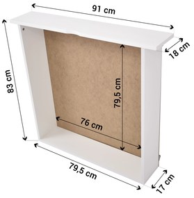 Wilsondo Poschodová posteľ s prístelkou Petra 2 90x200 - biela