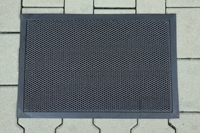 Hamat, Rohožka Blitz 3D 314 Antracit – na von aj na doma, 40x60, šedá, chodba / predsieň