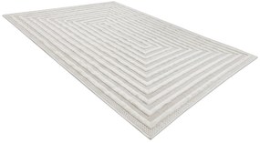 Koberec SANTO  SIZAL 0999, geometrické tvary, biely