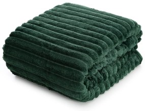 DEKA Z MIKROFLANELU SOFT 70X160 CM TMAVOZELENÁ