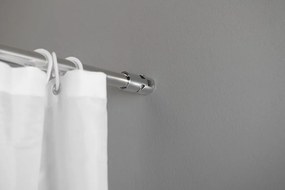 Aqualine Aqualine, WALK-IN stena na inštaláciu na múr so vzperou, jednodielna, 1000 mm, sklo číre, WI101