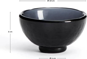 Modrá sklenená miska Sileia – Kave Home