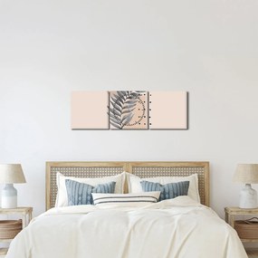 Obraz - Ilustrovaný list N⁰2 (s hodinami) (90x30 cm)