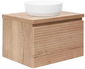 Kúpeľňová skrinka pod umývadlo Naturel Savona 78x43x44, 8 cm dub halifax mat SAVONA80DHD, 1 ks