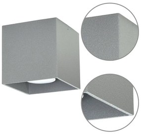 Stropné svietidlo Cube, 1x kovové tienidlo (výber z 3 farieb)