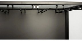 Čierna vinotéka z jedľového dreva na 10 fliaš, 52x103 cm Rob - White Label